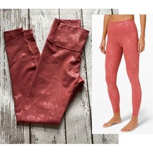 Lululemon Wunder Under High-Rise Tight 28" *Shine - Sz 6